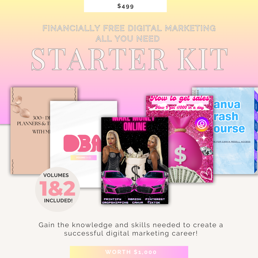 A Financially Free Digital Marketing COURSE starter kit